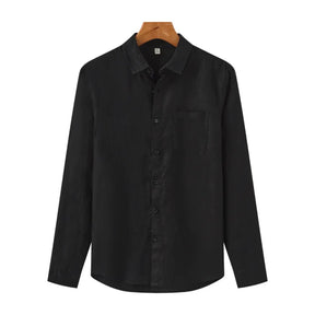 Camisa de Linho Manga Longa Old Money - Greece
